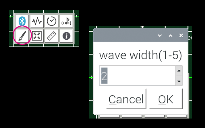 wave width