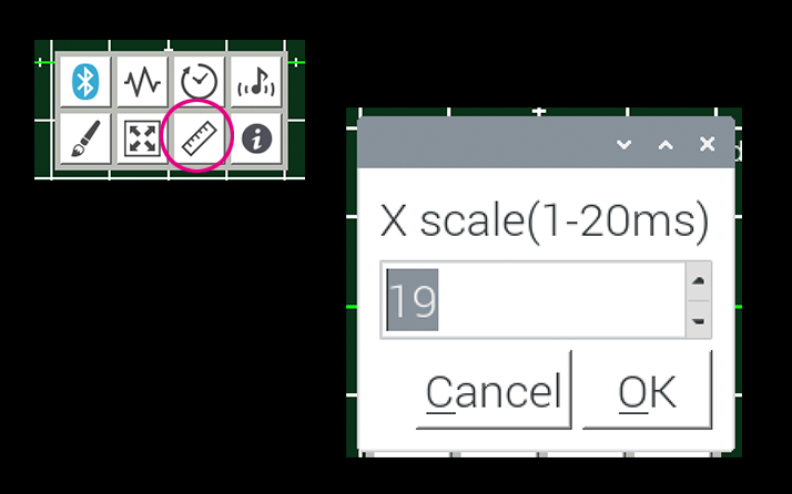 X scale