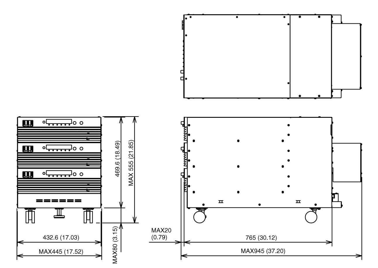 PAT-TM Series 24 kW System Outline Drawing