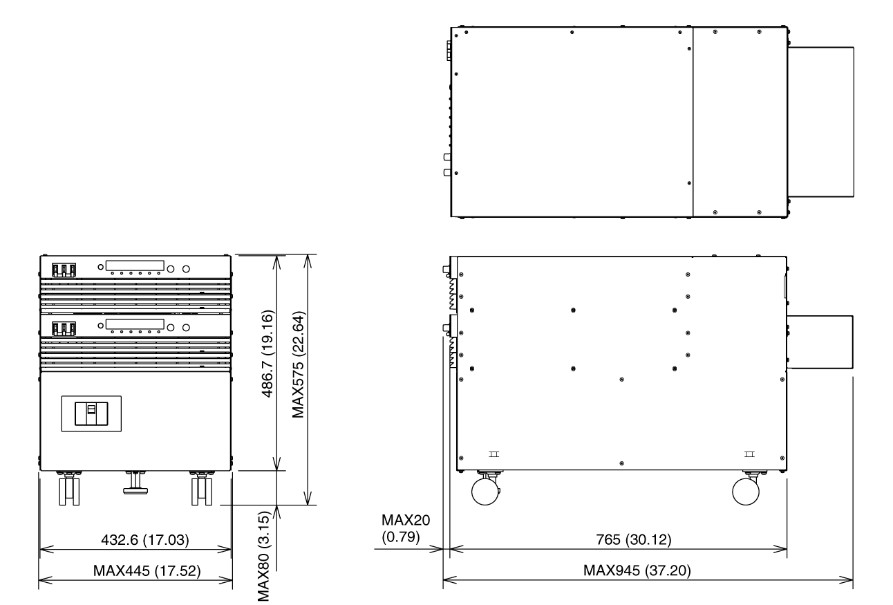 PAT-TMX Series 16 kW System Outline Drawing
